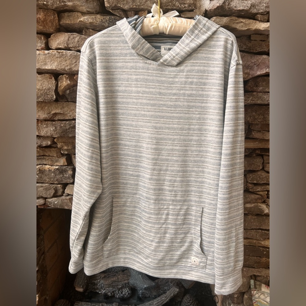 Linksoul Reverse Stripe Hoodie.
